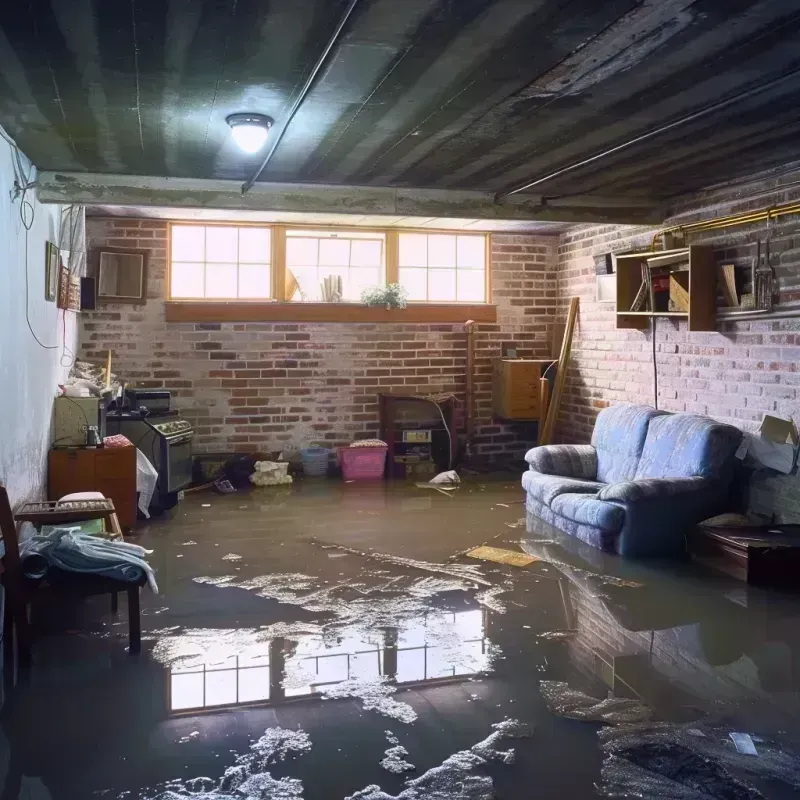 Flooded Basement Cleanup in Granby, MA